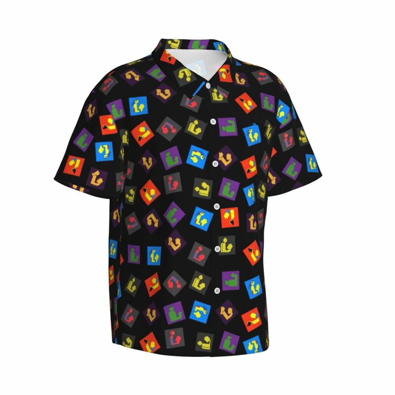 Colorful Pop Art Casual Shirt Readers Assemble Vintage Hawaiian Shirts Man Short Sleeves Vacation Comfortable Oversize Blouses