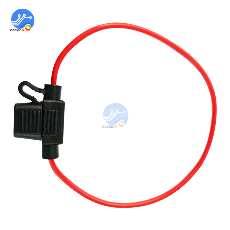 1/5/10pcs Small 16 Wire 20cm 3A Waterproof Car Insert Fuse Holder Waterproof Automatic In-Line Mini In-Line Fuse Holder Plug-in