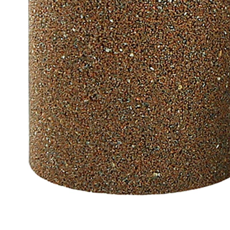 Muela cilíndrica de 3 piezas, rosca M10 para amoladora angular, rueda de lijado abrasivo para biselar, piedras de molienda versátiles