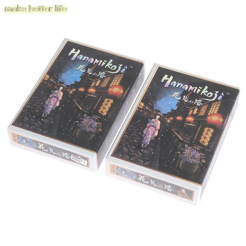 Hanamikoji-보드 게임 협동 카드 게임, 파티 가족을 위한 재미있는 게임, 부모-자녀 게임, 드롭 배송
