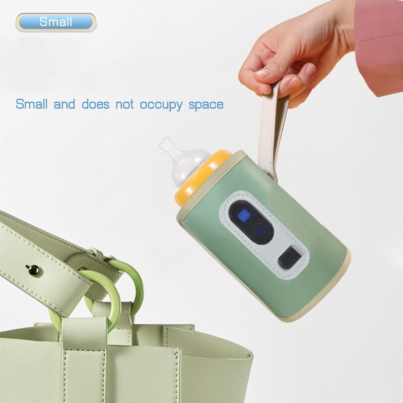 USB Milk Water Warmer Universal Bottle Warmer Bag Baby Nursing Bottle Heater Safe Kids Supplies for Infant Outdoor Travel