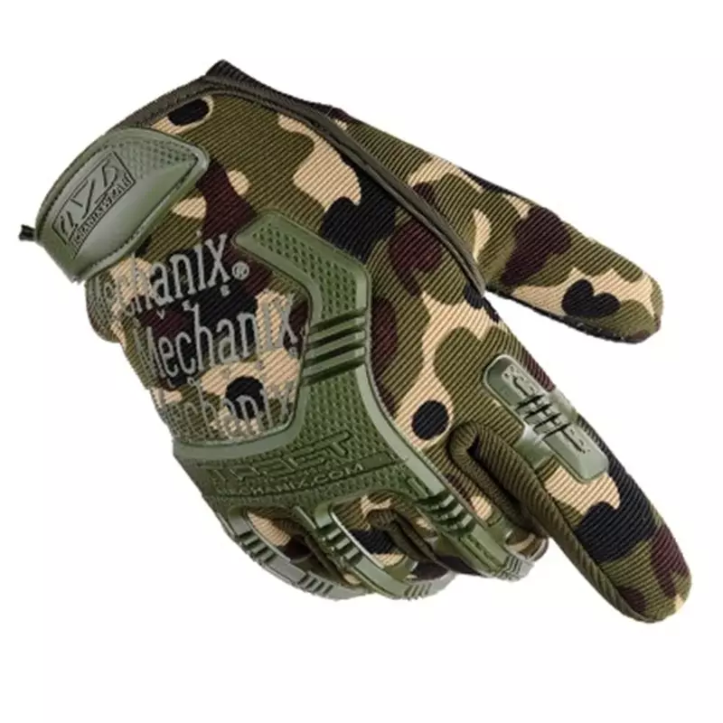 Taktyczne rękawice wojskowe Paintball Airsoft strzał żołnierz bojowy policja antypoślizgowe rowerowe pełne rękawiczki mężczyźni odzież rękawiczki