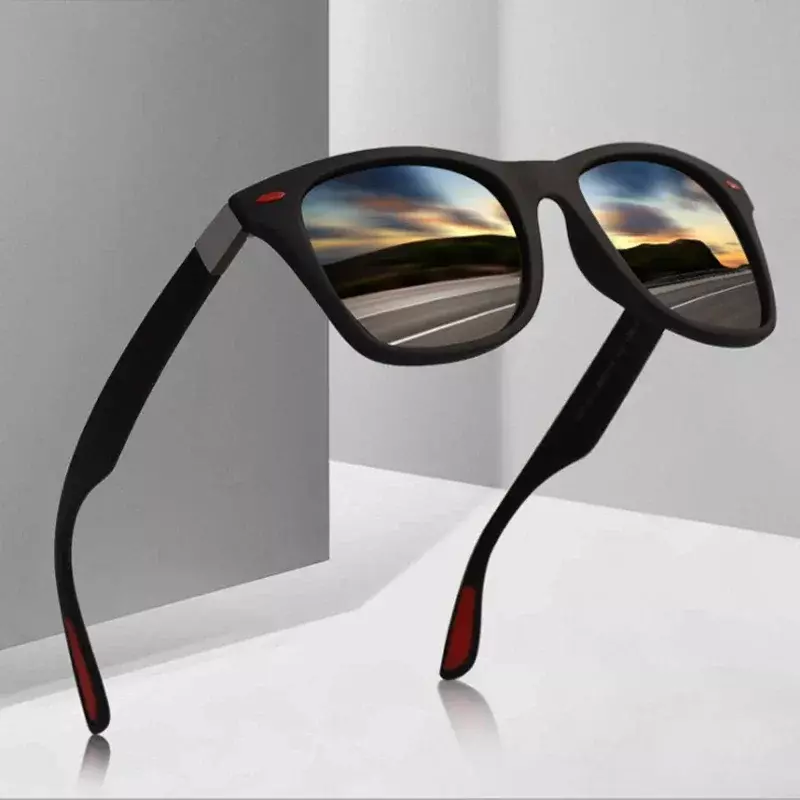 نظارات شمسية مستطيلية عتيقة للرجال ، نظارات عتيقة ، نظارات غير رسمية ، نظارات UV400 ، تصميم الموضة ، جديد ، بين الجنسين ،
