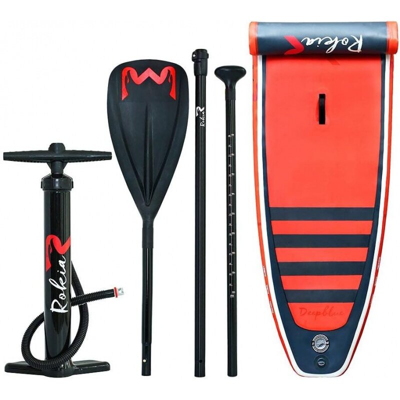 Sup-Stand Up Paddle Board para adultos, inflável Paddle Board, 10 ", 6" × 32 "× 6", na água, família e amigos