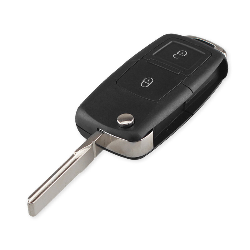 2-кнопочный Автомобильный ключ KEYYOU, переключаемый ключ, флип-ключ, корпус для VW Polo, Passat, B5, Tiguan, Golf, для VOLKSWAGEN MK4, Seat, Skoda