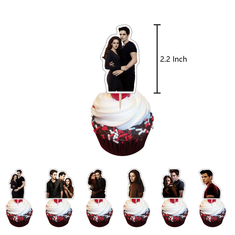 TV play The Twilight Saga Party Decorations Banner Balloons Cake Toppers For Birthday Party  Decor Supplies Favor