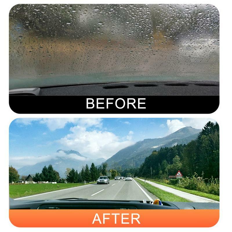 Car Windshield Oil Film Cleaner Stain Degreaser Glass Remover Restoration Cleaner 125ml Car Windshield Cleaner Glass Stripper