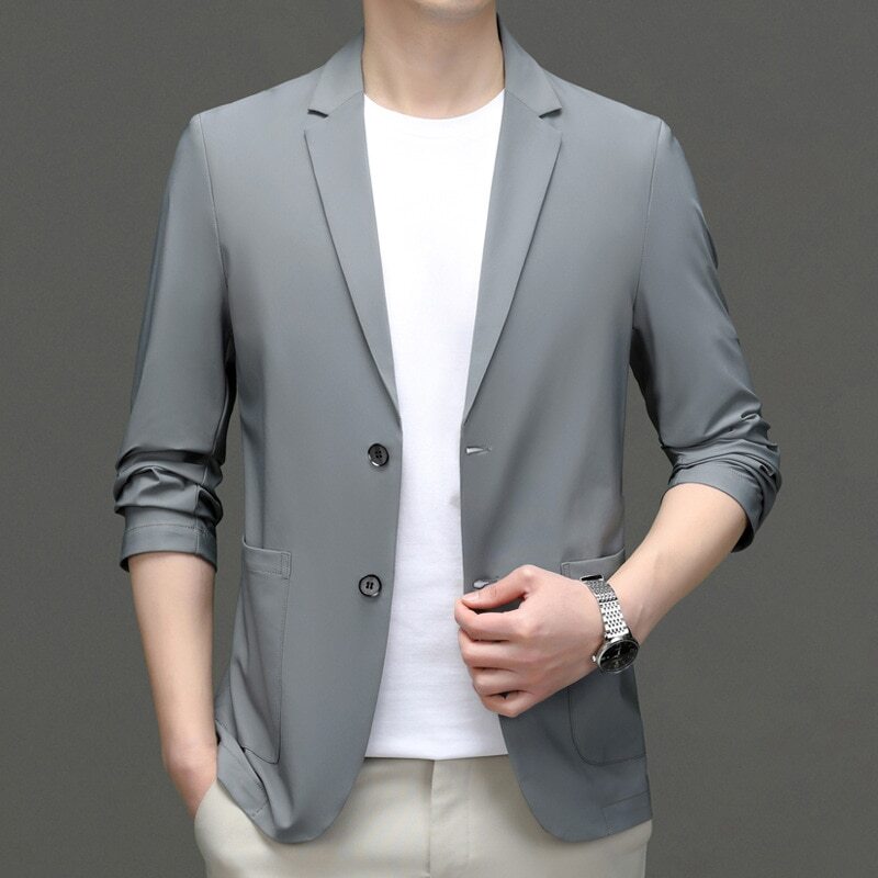10081-T-Summer cartoon printed linen short-sleeved half-sleeve Customized suit