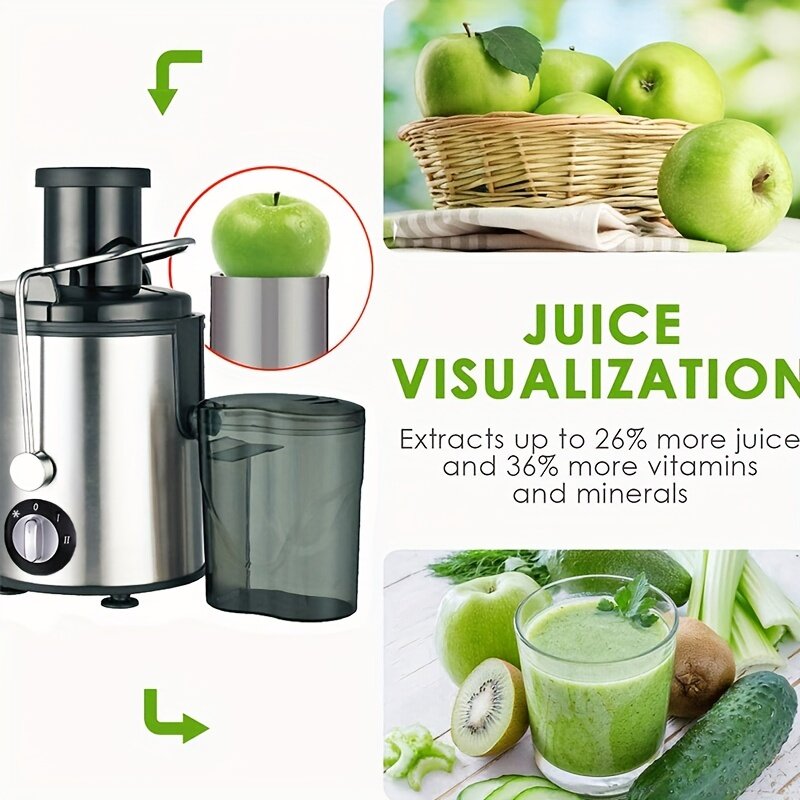 Centrifugal Juicer, Multifunctional Household Electric Juicer, Residue Juice Separation Juicer