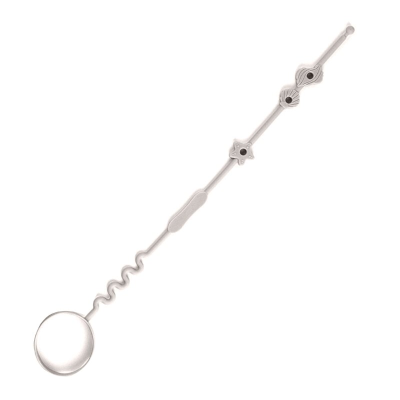 Силиконовая цепочка для детской соски в форме ракушки, веревка против потери, предотвращение падения, встроенный прорезыватель