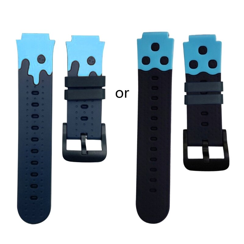 Practical Sport Watch Band for Child Phone Watch Waterproof and Adjustable Wristwatch Strap Silicone Belt for Kid