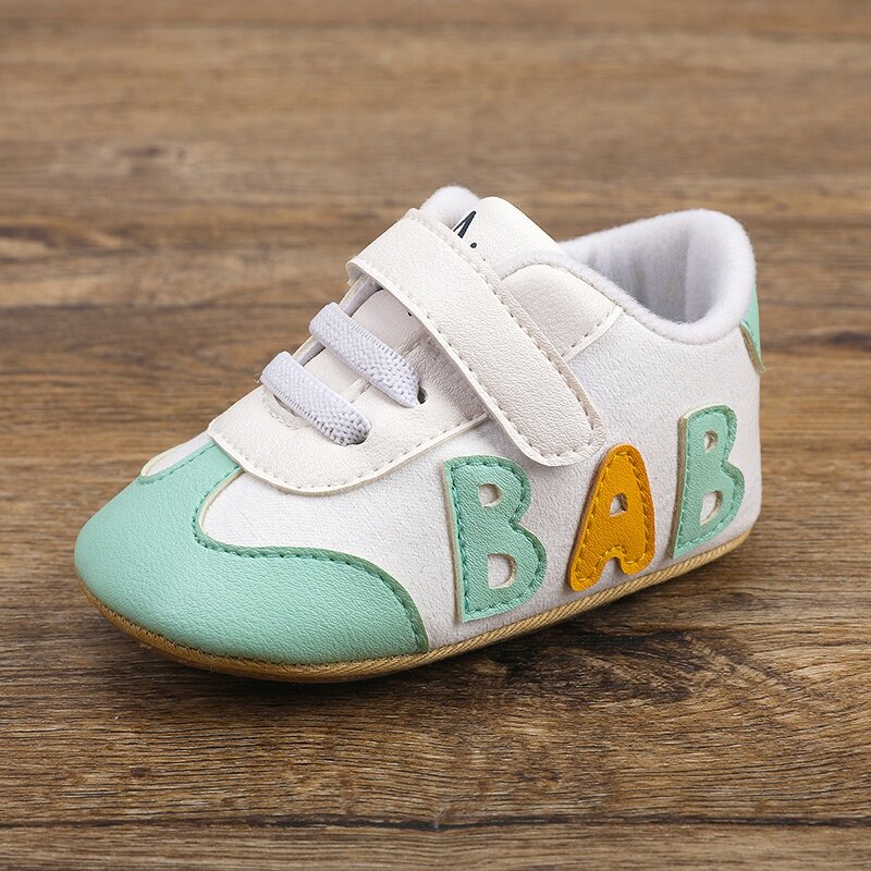 Spring And Summer Fashion Baby Walking Shoes Cute Casual Retro Sports Style Splicing Design Sense Soft Sole Non-Slip Casual Shoe