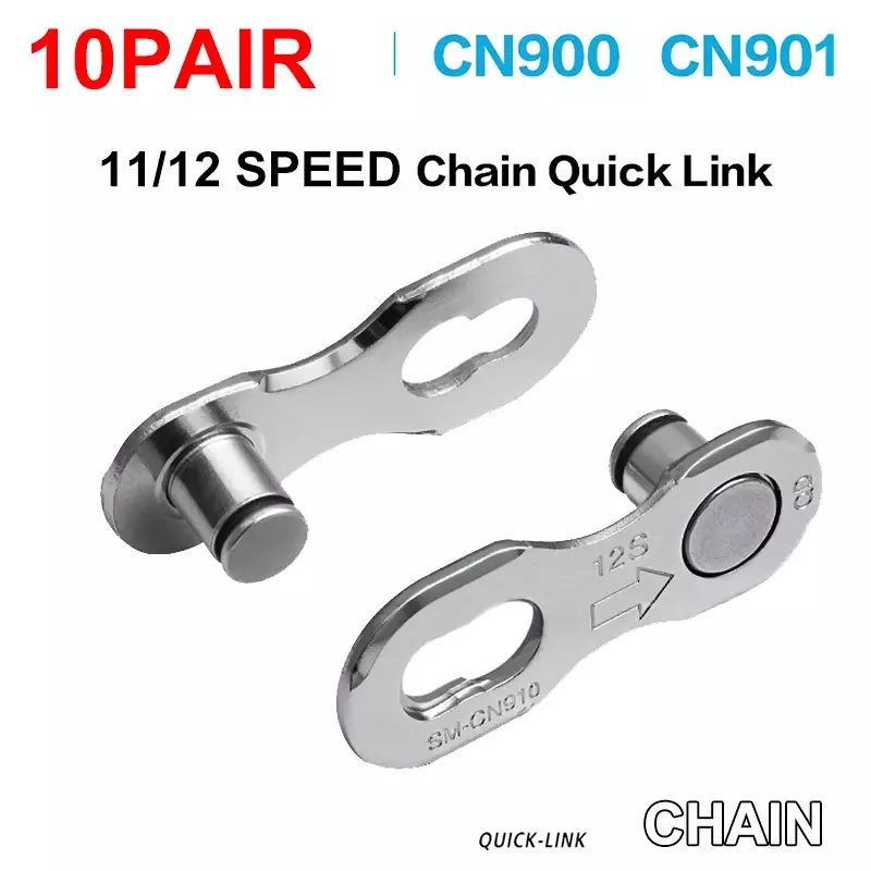 SHIMANO Bike Chain Quick Link Chain Link Connector Corrente 11V 12V CN900 CN910 MTB Road Bike Chain Quick Link 5/10/20 Pair Part