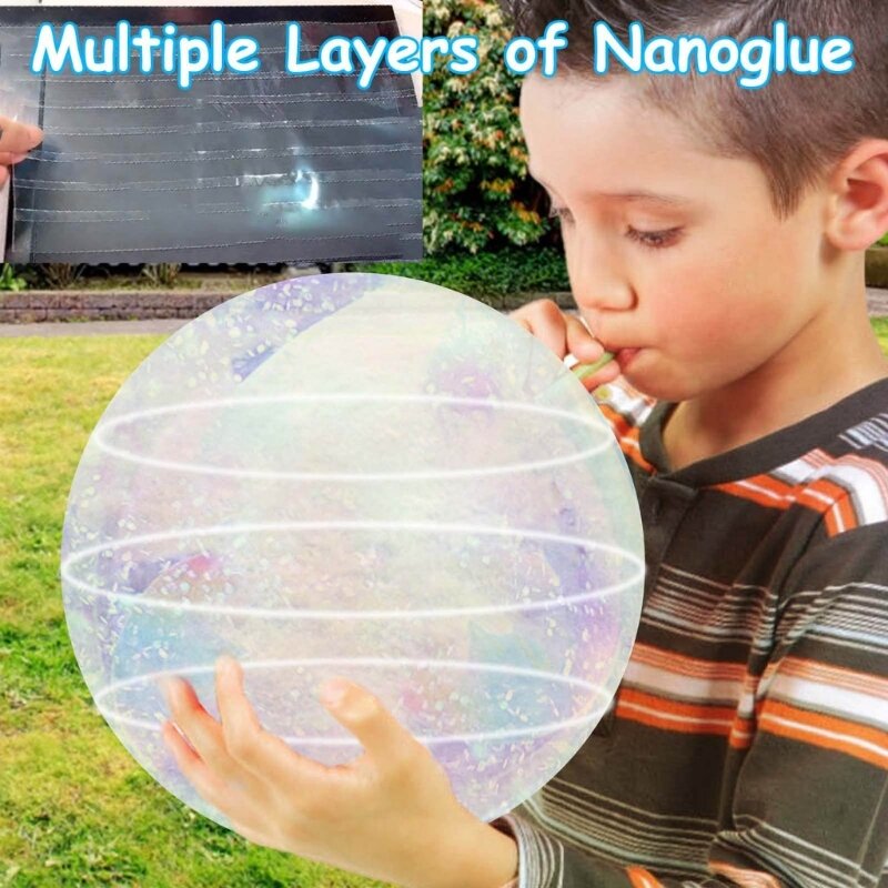 Fita multiúso com palhas para DIY Artesanato Crianças Toy Making Sopro Bubble Sticker No-Trace Tape Dropship
