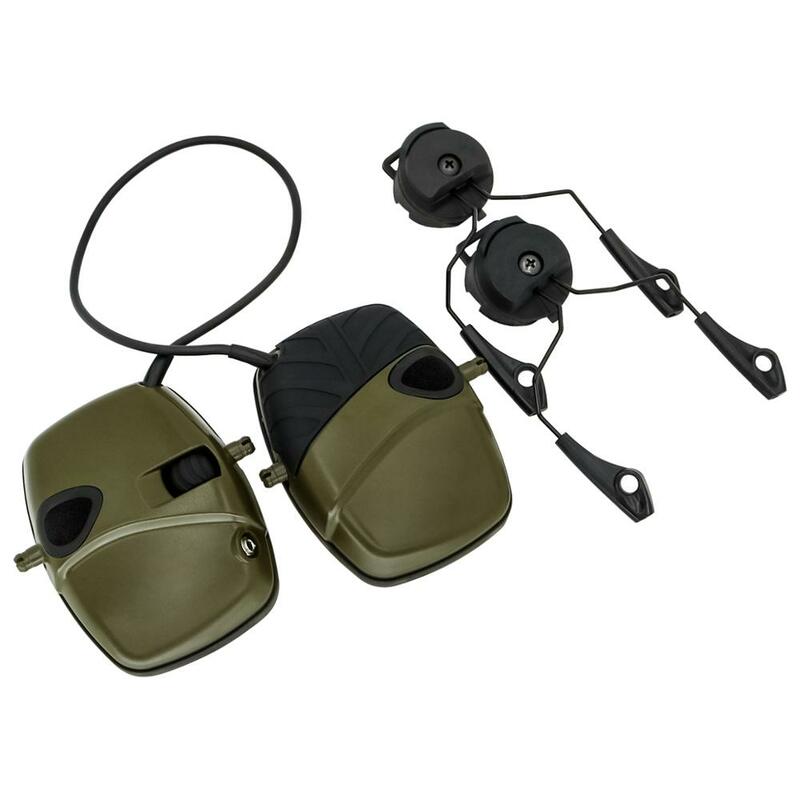 Elektronische Schießen Headset Helm Montiert Version Jagd Pickup und Lärm Reduktion Tactical Headset Hören Schutz Earmuf