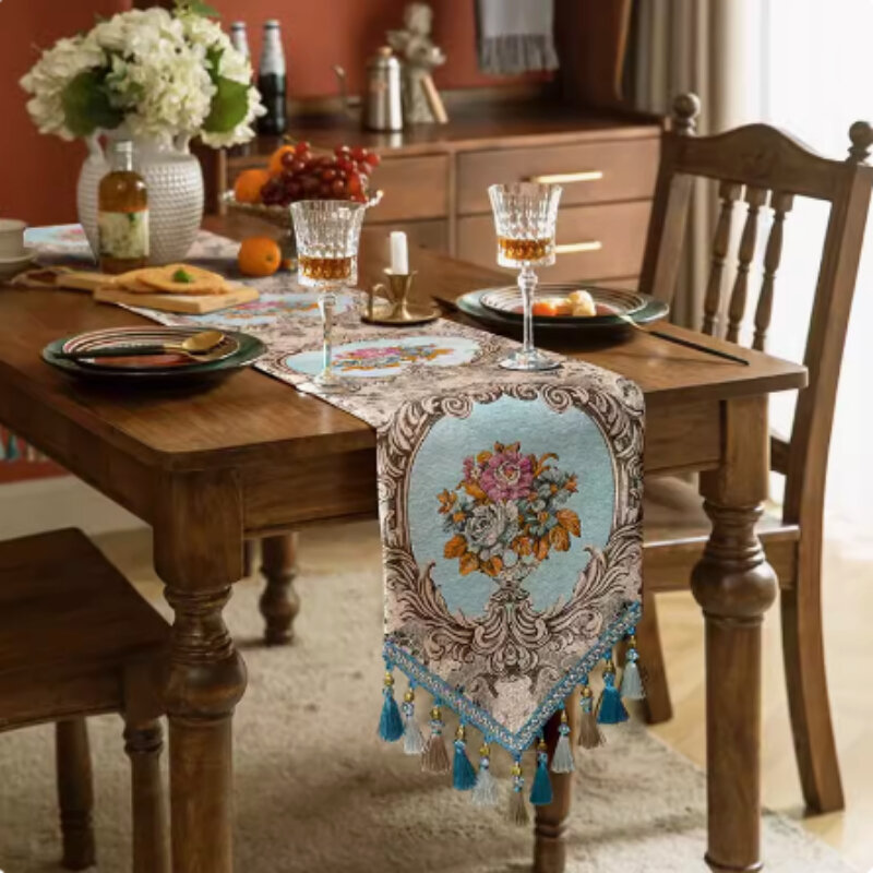 Роскошная скатерть в американском ретро-стиле с флагом для стола, Высококачественная скатерть в сельском стиле для гостиной, Европейское высококачественное полотенце для журнального столика