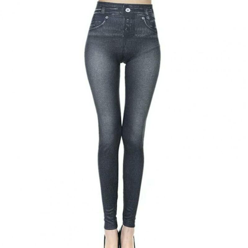Эластичные женские брюки длиной до щиколотки, удобные джинсы из полиэстера, женские брюки для дома