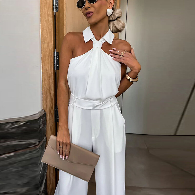 Vacation Women Outfits Women's Clothing Trend 2024 Bodysuit Summer Outfit Jumpsuits Rompers Woman Elegant Jumpsuit Fashion
