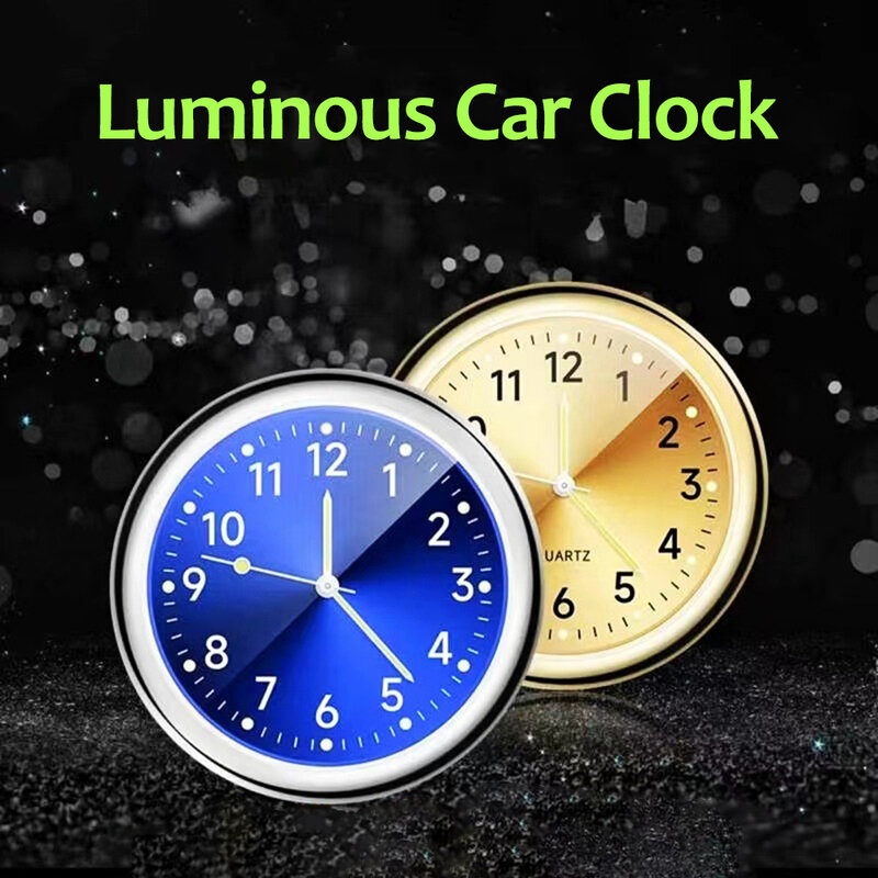 ساعة كوارتز للسيارة ساعة صغيرة ساعة إلكترونية صغيرة مقاومة للماء للدراجة النارية ساعة سيارة أوتوماتيكية ساعة لوحة عدادات السيارة ساعة في السيارة