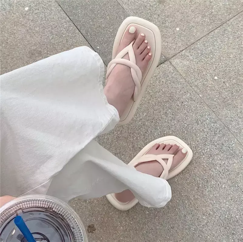 Infradito per il tempo libero estivo moda donna nuove scarpe da spiaggia per le vacanze al mare