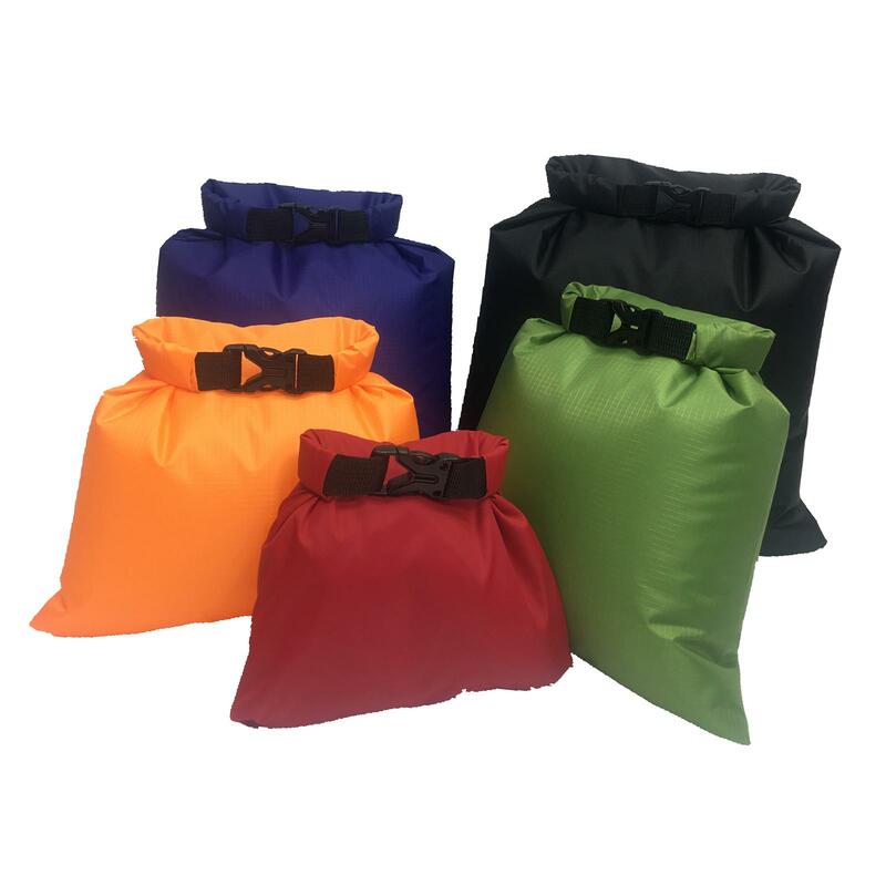 5Pcs Dry Bag Waterproof Bag Set Durable Lightweight Buckled Opening 1.5L 2.5L 3.5L 4.5L 6L Multiple Sizes for Fishing Swimming