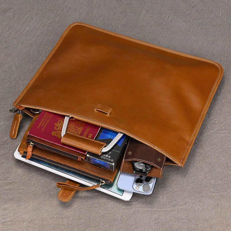 حقيبة حمل من الجلد الأصلي للرجال ، حقائب يد مصممة للرجال ، حقيبة كتف فاخرة ، حقيبة ضيقة ، طراز عتيق ، ، ، من من من الجلد الأصلي