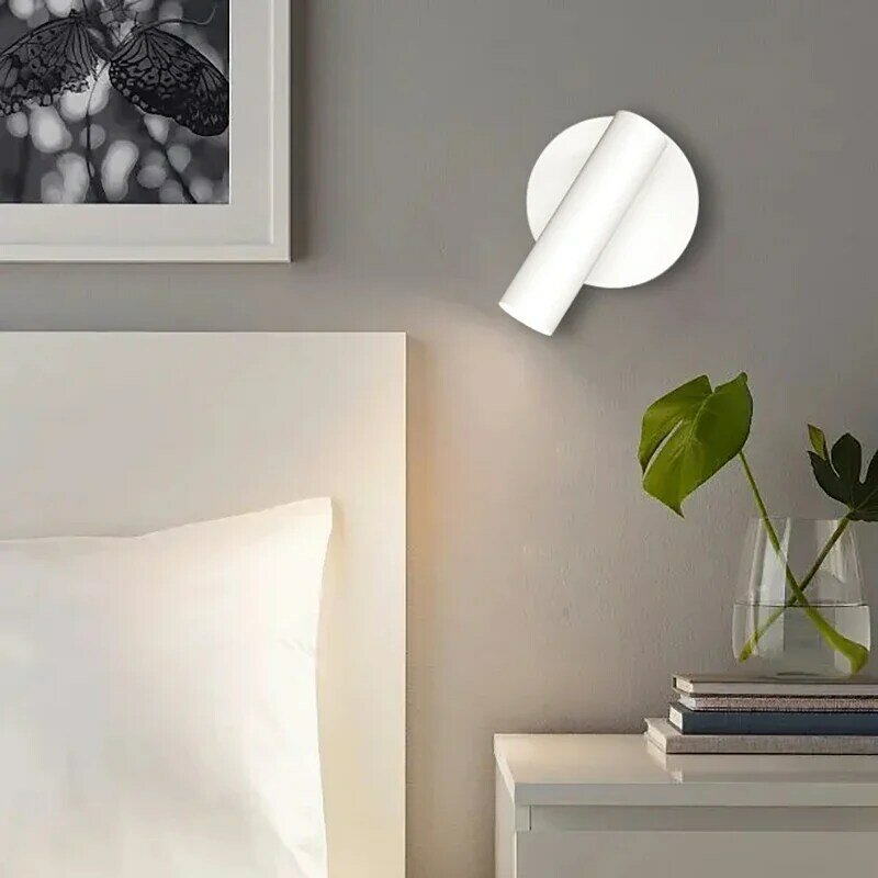 LED Modern Wall Lamps Reading Lights Wall Decor For Corridor Bedroom Hotel Night Book Adjustable Rotaion Wall Sconces Spotlights