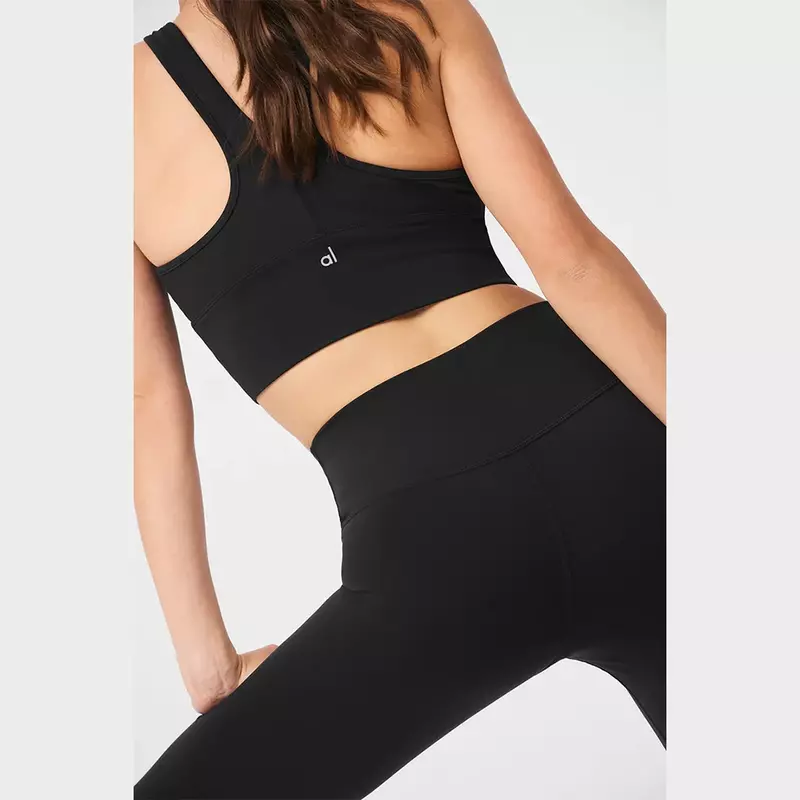 AL Yoga Tank Top Wild Thing Bra luar ruangan wanita, pakaian dalam Crop Top olahraga Fitness elastis lembut