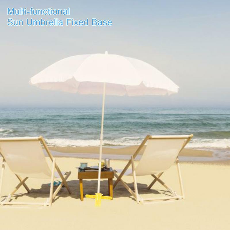 مظلة شاطئ محمولة قابلة للتعديل ، مرساة رمال ، قفل ظلة شمسية ، مظلة مقاومة للرياح ، حامل آمن للشاطئ