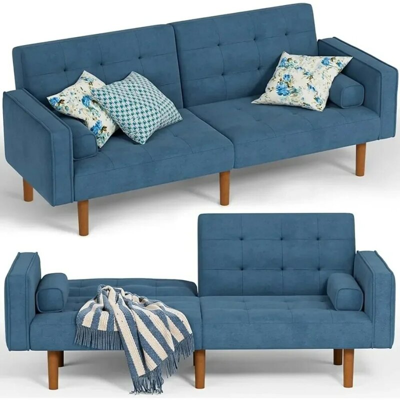 Living room sofa convertible combination futon sofa bed puff furniture fabric comfort home furniture