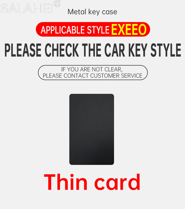 سبيكة جلدية للسيارة بطاقة NFC حقيبة مفاتيح ذكية عن بعد ، غطاء مفتاح ، واقي حقيبة ، غلاف حامل لشيري ، Exed RX ، والي ، إكسسوارات