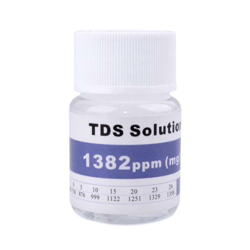 Soluzione di calibrazione per tester EC TDS 25ml 84us/cm 1413us/cm 12.88 ms/cm 1382ppm TDS PH ORP soluzione di calibrazione