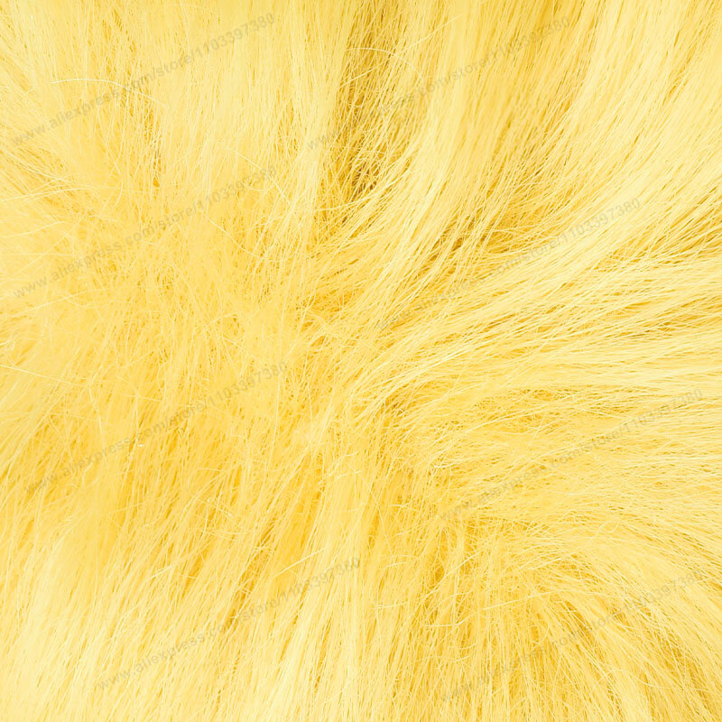 Uzumaki-pelucas de Cosplay de Anime, pelo corto amarillo dorado de 30cm, pelucas sintéticas resistentes al calor