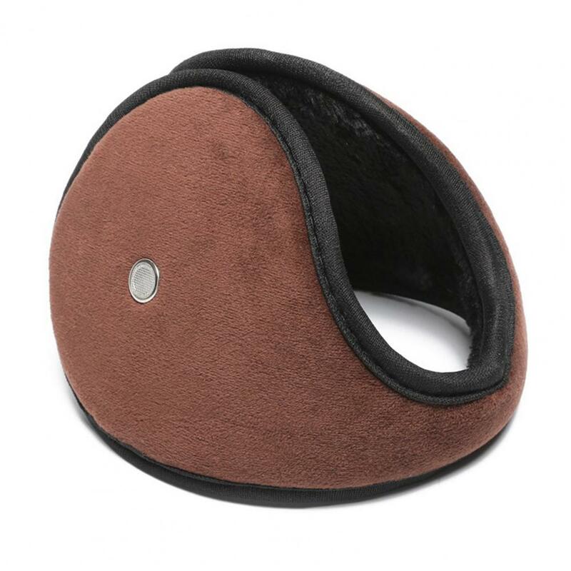Super macio Plush Ear Covers, Windproof Earmuffs ao ar livre, ultra-grossa, quente, cor sólida, inverno