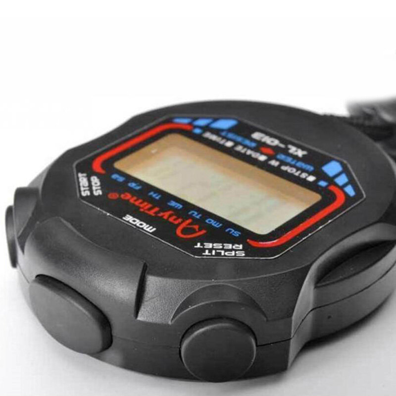 Chronomètre de poche numérique étanche, chronomètre de sport professionnel, minuterie LCD, outils de chronomètre, DNonomcirculation, déterminer