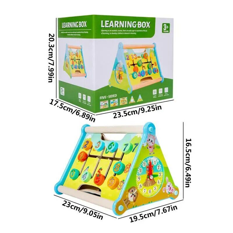 Holz tragbare multifunktion ale Spielzeug Eltern-Kind interaktive Montessori lernen sensorische Spielzeug Neugeborenen Pflege Aktivität Spielzeug für Kinder