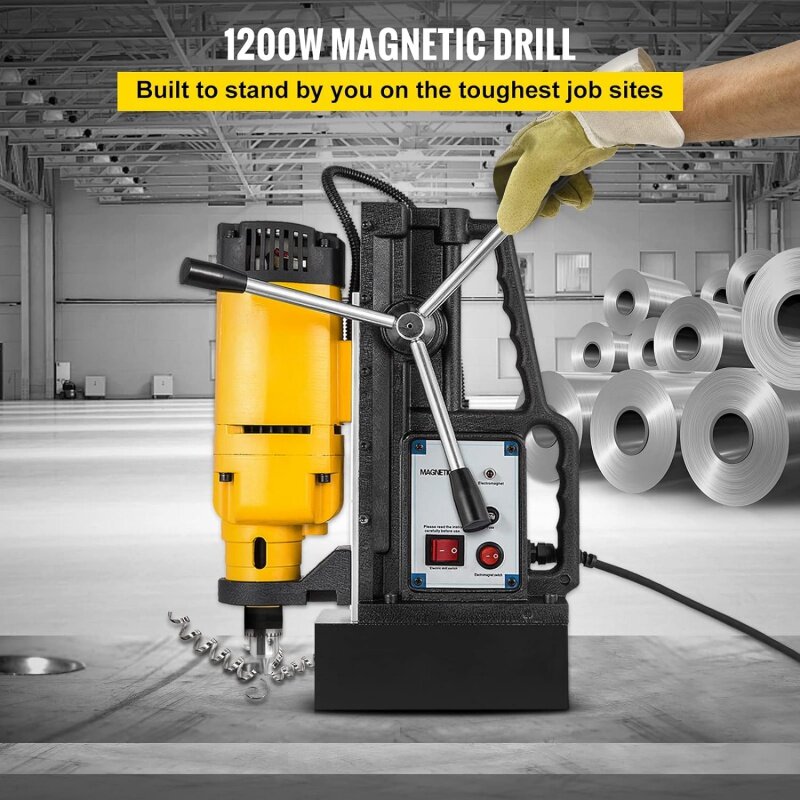 Mophorn 1200w Magnet bohrmaschine mit 23mm (Zoll) Bohrmaschine lbs Magnet kraft ma