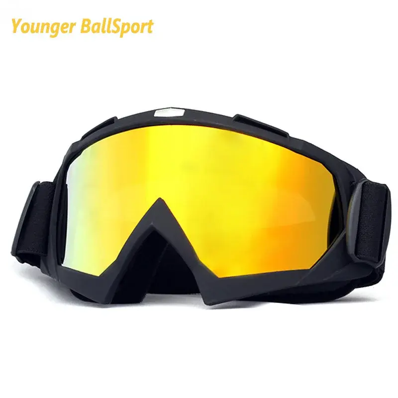 Heißer Verkauf Motocross Brille Gläser Off Road Dirt Bike Ski Unisex Snowboard Maske Schneemobil Ski Brille Winddicht Schutzbrille
