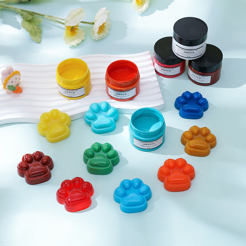 50g pasta kolorowa o wysokim stężeniu kolor oleju do ręcznie robionych DIY klej kroplowy z żywicy epoksydowej UV 15 kolorów esencja