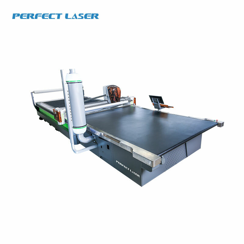 Perfect Laser Automatic Fabric Cutting Machine With Spreading Table Fabric Cloth Cutting Equipment