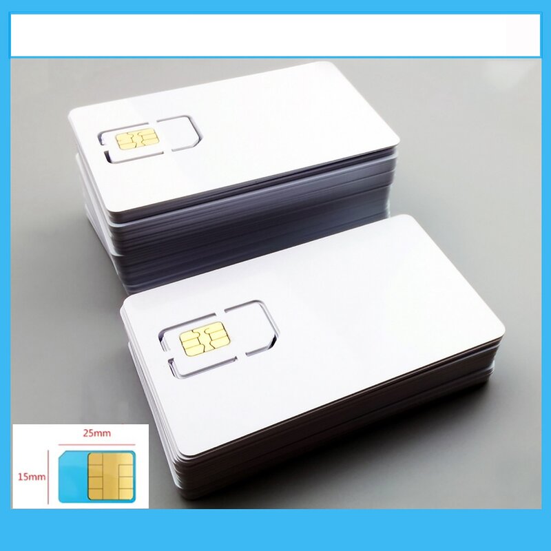 10 pezzi 20 pezzi SLE4442 + 8mm HICO Plastic Blank Chip carta di credito con banda magnetica Hi Co Hico