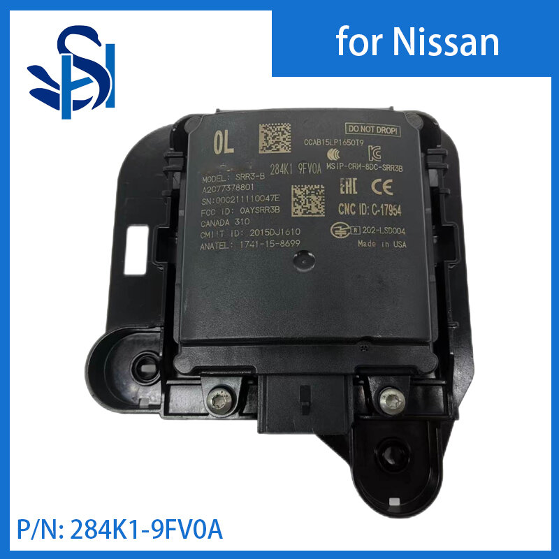 Módulo Sensor Radar Monitor de Ponto Cego com Suporte, Adequado para 2021 Nissan Titan, 284K1-9FV0A
