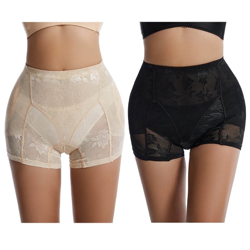 Breathable Tummy Control Underwear Shorts for Women High Waist Shapewear Butt Lifter Panties Slimming Body Shaper Shorts