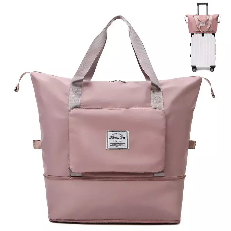Складная портативная вместительная сумка, женская сумка через плечо, водонепроницаемая нейлоновая дорожная сумка, сумка для фитнеса, многофункциональная сумка