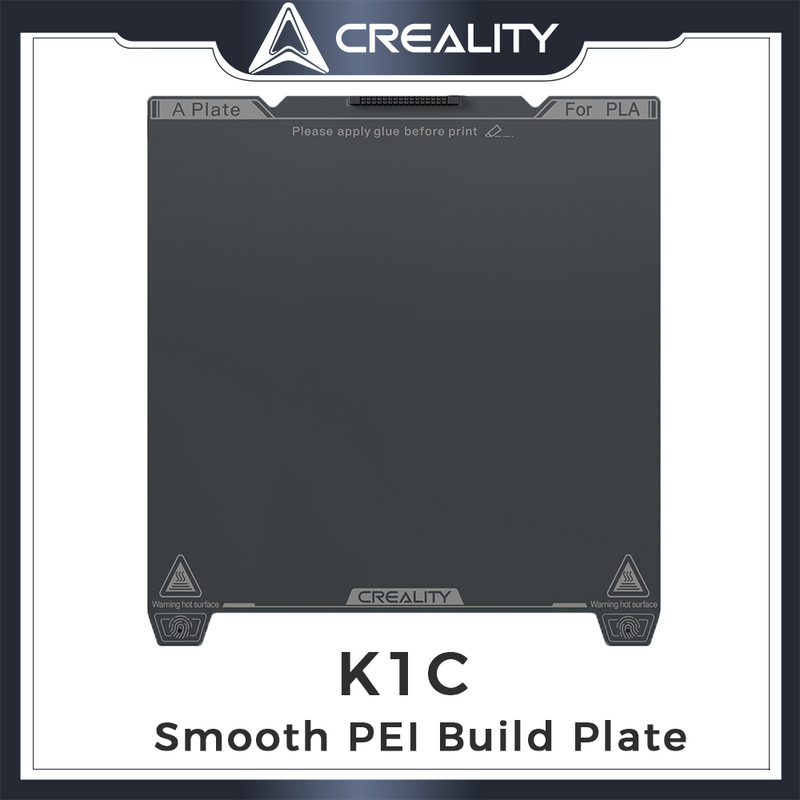 CREALITY-Placa de construcción suave PEI K1C Original, accesorios para impresora 3D, sin pegatina magnética suave, 235mm x 235mm