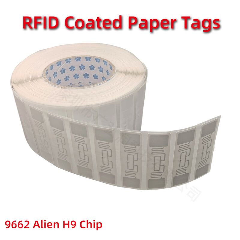 10pcs RFID UHF Tags Sticker 860-960MHz Long Range Alien H9 Lable Adhesive for Sports Timing Race Vehicle Asset Inventory