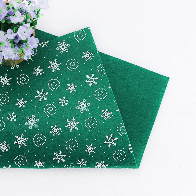 15/30cm polka dot impresso feltro tecido 10 cores para escolher não-tecido decoração de casa diy costura retalhos bordado material