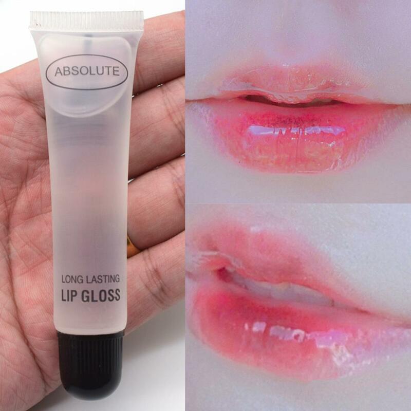 Longa Duração Hidratante Plumper Lip Gloss, Big Lips Gloss Base, Sexy Lips Bomba, transparente, impermeável Volume, claro, novo