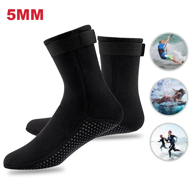 5mm/3mm Neopreno Diving Socks Non-Slip Wetsuit Socks Soft Material Water Socks For Snorkeling Surfing Swimming Men Women Socks