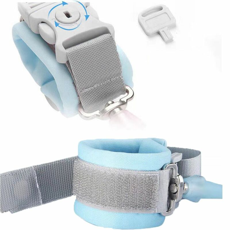 Cotton Cloth Toddler Steel Wire Leash Strap Baby Traction Rope Baby Walkers Belt Anti-lost Wrist Link Band Children Harness
